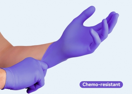 Chemo-resistant Nitrile Gloves