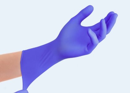 Chemo-resistant Extended Cuff Nitrile Gloves