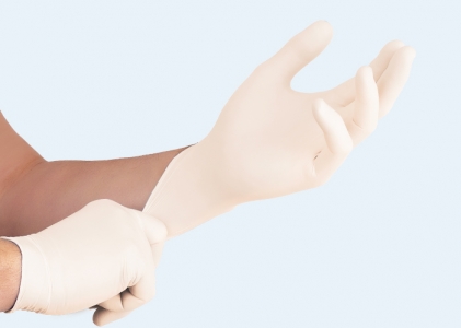 Natural Latex Examination Gloves