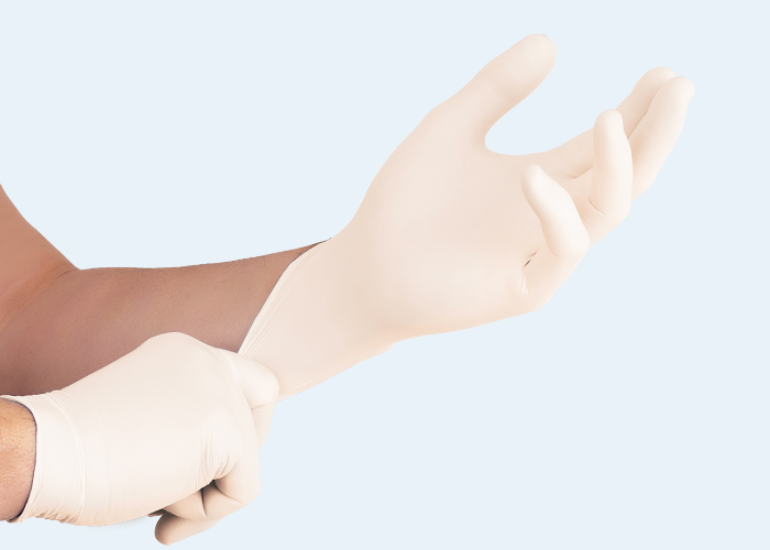 Natural Latex Examination Gloves