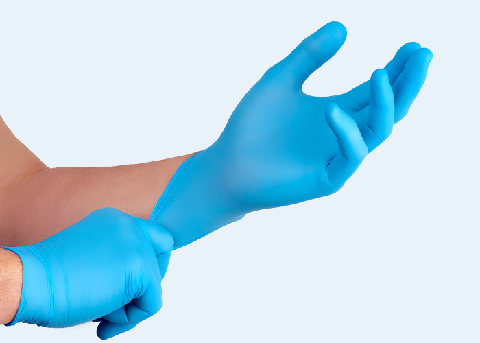 Extra Strong Industrial Nitrile Gloves