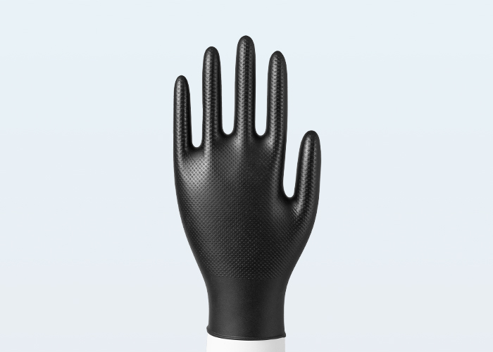 Diamond Textured Nitrile Gloves