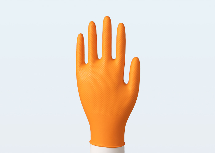 Diamond Textured Nitrile Gloves