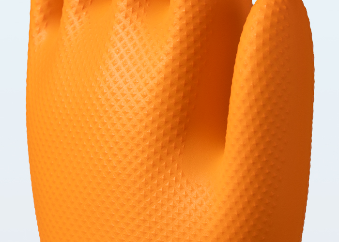 Diamond Textured Nitrile Gloves